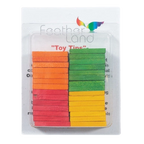 Wood Blocks and Slats,"Multicolor wooden slats in clear blister pack"