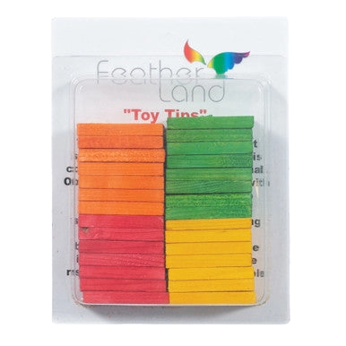 Wood Blocks and Slats,"Multicolor wooden slats in clear blister pack"