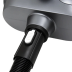 Duo-Surge Max Power & Airflow Dryer by Waggz,"Close-up of hose connection with white release button"