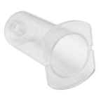 Blood Collection Vacutainer Holder,"Clear cylindrical holder with wide flange"