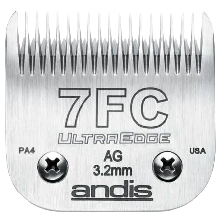 Andis® UltraEdge® Blades,"Metal clipper blade with fine teeth and two screws"
