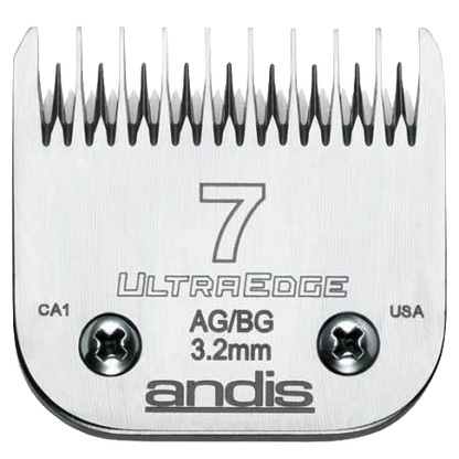 Andis® UltraEdge® Blades,"Metal clipper blade with fine teeth and two screws"