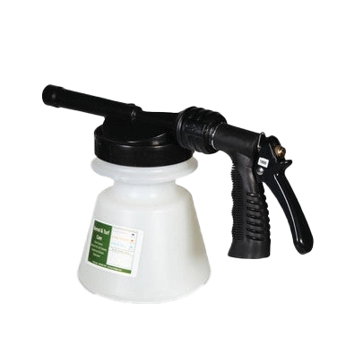 ProFoam 2 Multi-Dilution Gun,"Black spray gun with white reservoir bottle"