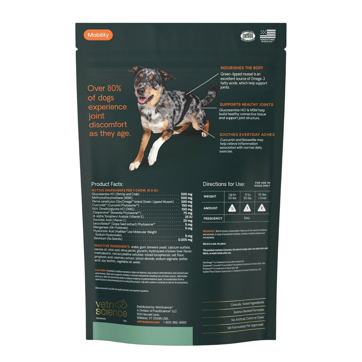 Veterinary Strength Healthy Hip & Joint for Dogs by VetriScience