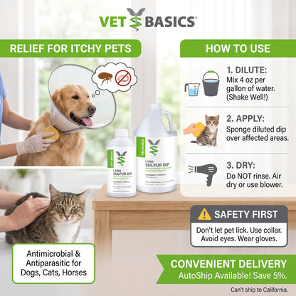 Vet Basics® Lime Sulfur Dip
