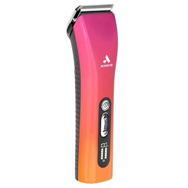 Proclip 5-In-1 Sunset Clipper With FREE 4oz Clipper Oil By Andis,"Hair clipper with black blade and digital display"