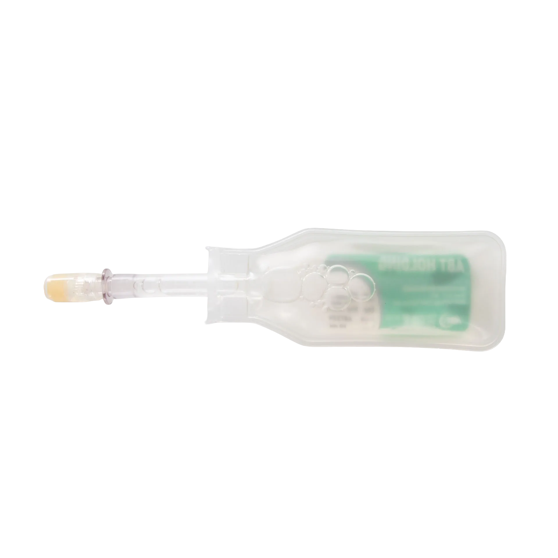 ABT360 Holding Media,"Clear needle component in sealed plastic tray"