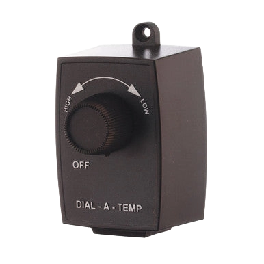 Lectro-Kennel® Heated Pad & Cover,"Black temperature control box with dial knob"