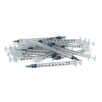Small Syringes without Needles,"Pile of clear small syringes without needles"