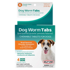 Dog Worm Tabs,"Front of tablet box with matching inner package"