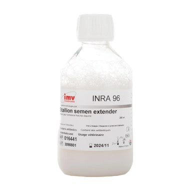 INRA 96 Extender,"White bottle with white cap and printed label"