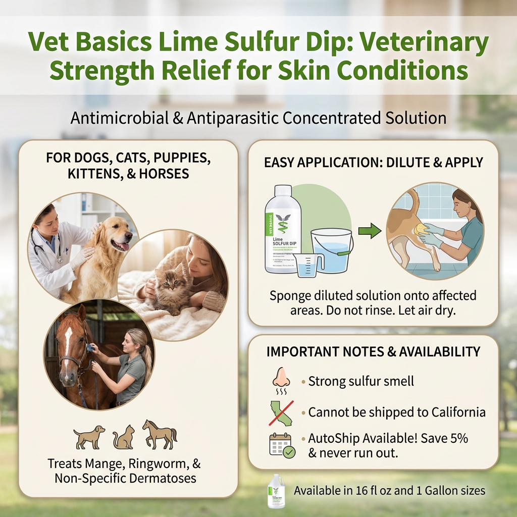 Vet Basics® Lime Sulfur Dip