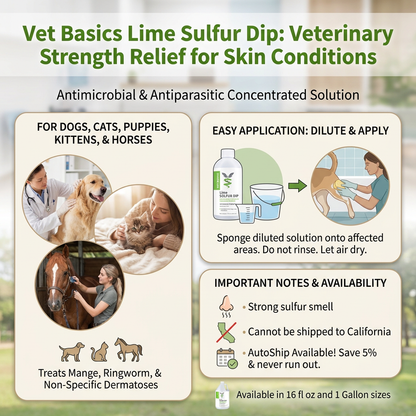 Vet Basics® Lime Sulfur Dip
