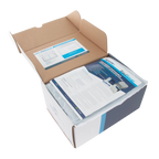 EquiSaver Cooled Semen Shipper,"Open insulated shipping box with liner and instruction sheets"