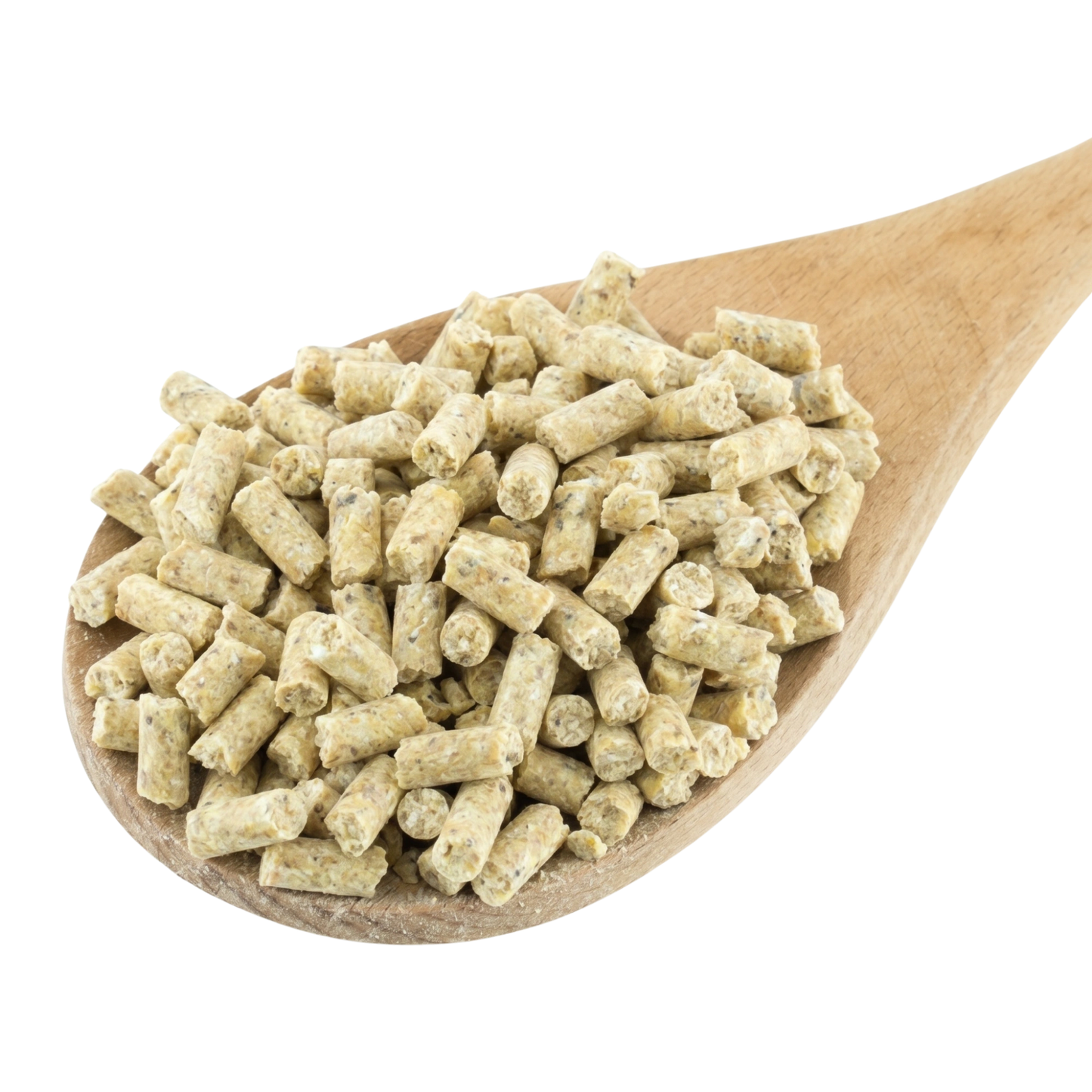 Lafeber Premium Daily Diet Bird Food,"Pelleted bird food in wooden scoop"