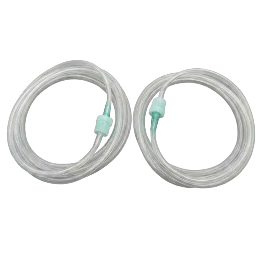 Puppywarmer Bundles,"Two coiled clear tubes with green connectors"