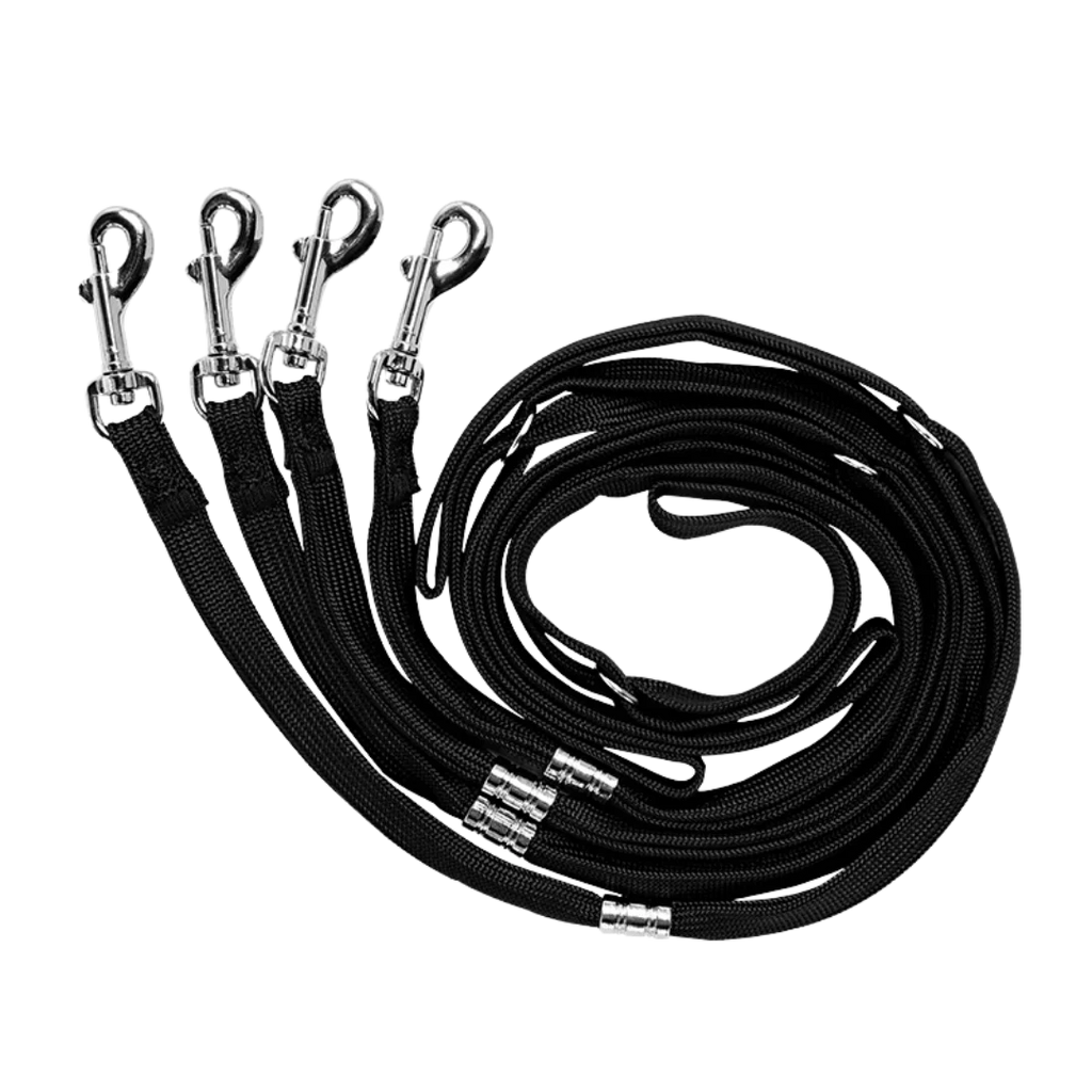 "50"" Dog Grooming 908P Electric Table with Drawer by Waggz","Set of four black grooming restraint loops with metal clips"