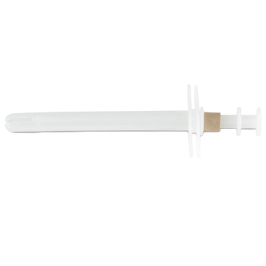 Piller,"Clear plastic tube with white cap and brown insert"