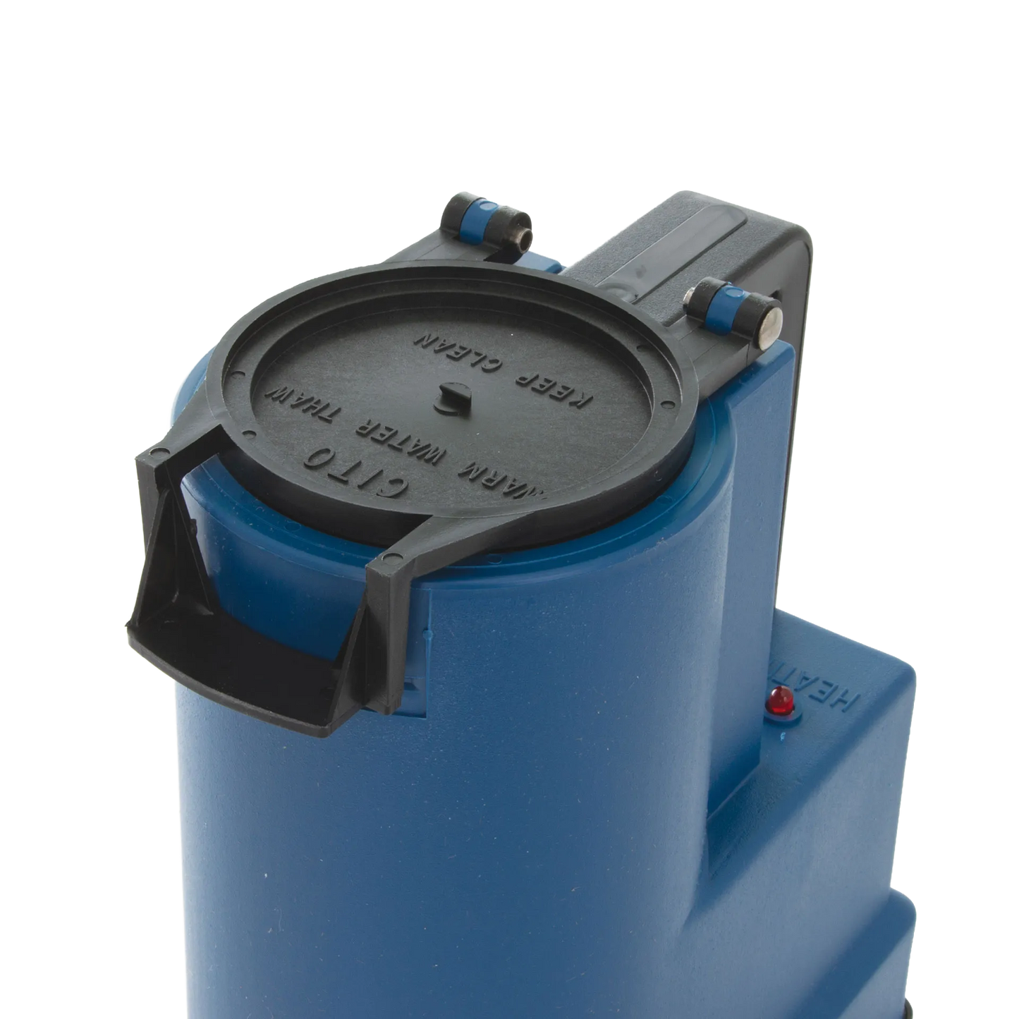 Digital Cito Thaw,"Blue thaw unit with black hinged lid, angled top view"