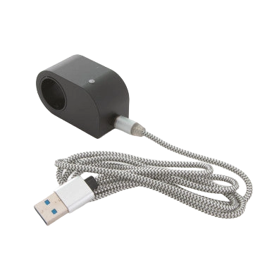 iSperm Semen Analyzer Accessories,"Black device with braided USB cable"