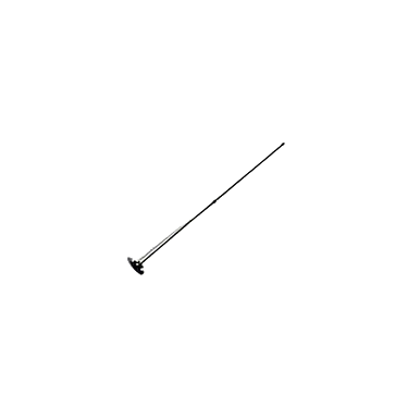 Stylet, Flexible,"Flexible metal stylet with curved handle"