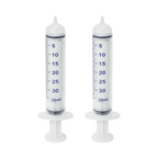 Puppywamer Latchons Syringe Nipple Feeders,"Two clear feeding syringes with soft nipple tips"