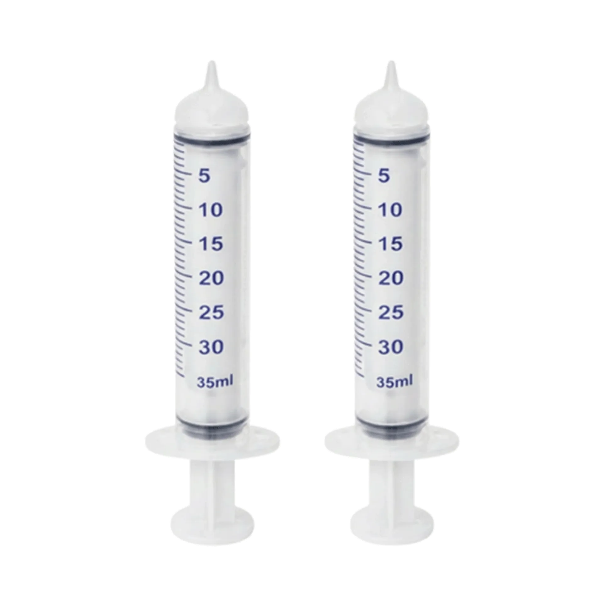Puppywamer Latchons Syringe Nipple Feeders,"Two clear feeding syringes with soft nipple tips"