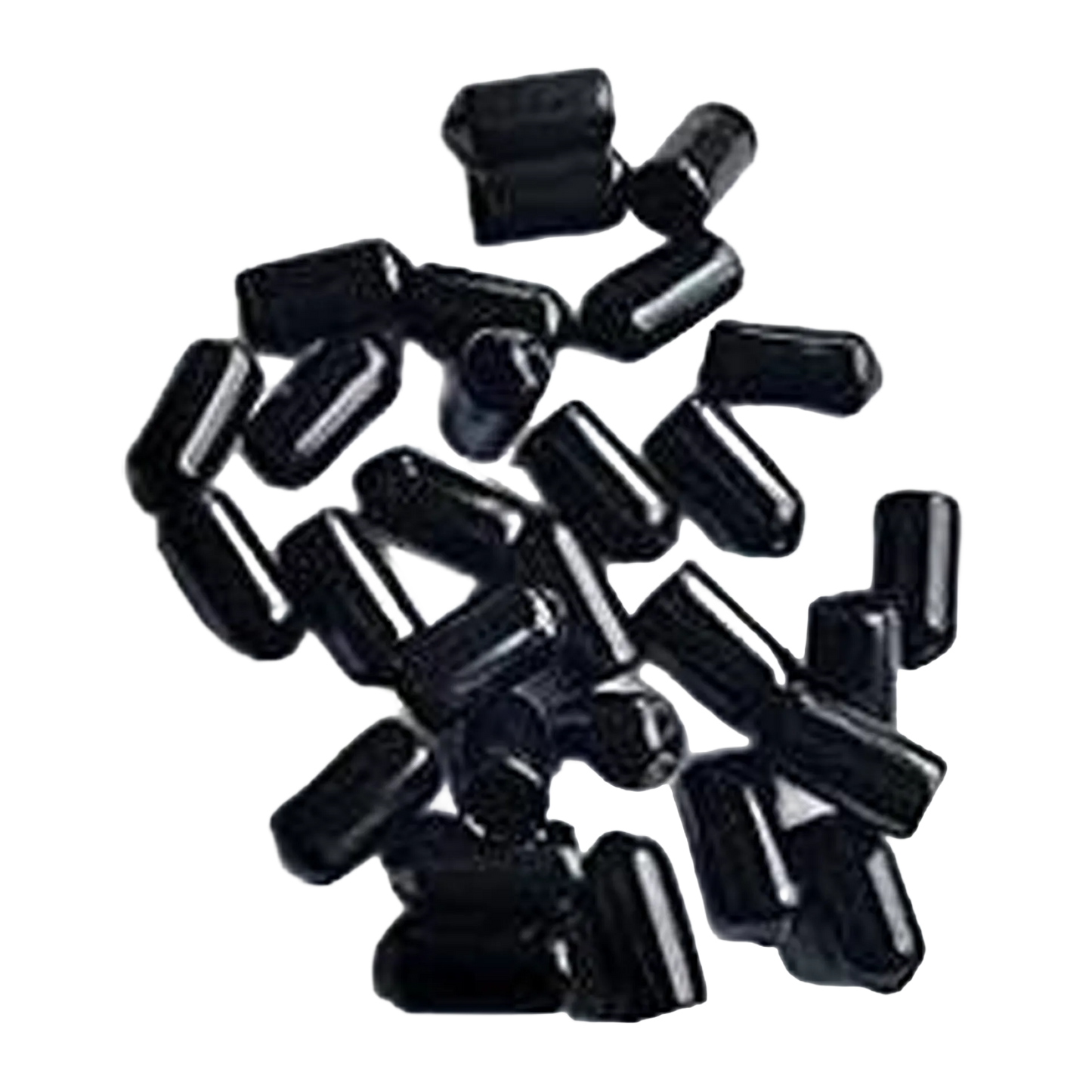 Black Neoprene Sterile Syringe Tips