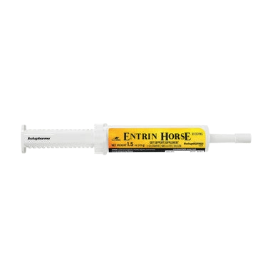 BotuMix Entrin Horse,"Oral paste syringe with yellow label and plunger"