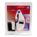 Pet Temp® Instant Ear Thermometer,"Digital ear thermometer in blister pack with black case"