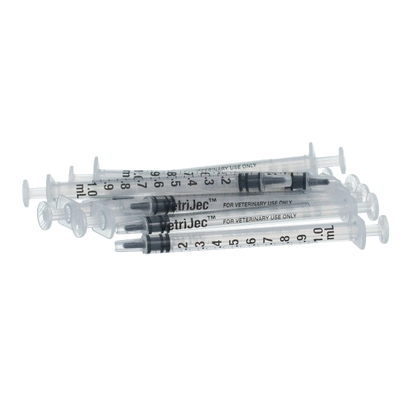 Small Syringes without Needles,"Four clear small syringes without needles"