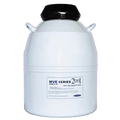 Doble-34 Storage/Vapor Liquid Tank,"Dewar tank with black lid and side handles"