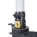 Duo-Sprint Dryer with Movable Dryer Stand by Waggz,"Close-up of black stand hinge and holder cup"