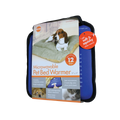 Microwavable Pet Bed Warmer,"Blue pet bed warmer with retail packaging sleeve"