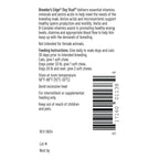 Breeder's Edge® Oxy Stud™,"Back of package with feeding directions and barcode"