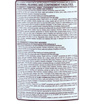 Oxine® Animal Health (AH),"Back label with usage instructions on bottle"