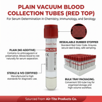 Vacutainer w/No Additive Red Top