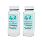 Udderly EZ Horse Milker,"Two clear collection bottles with white caps"
