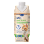 PetAg Goats Milk KMR Liquid Kitten Milk Replacer Ready-to-Feed Formula,"Carton with screw cap and kitten photo"