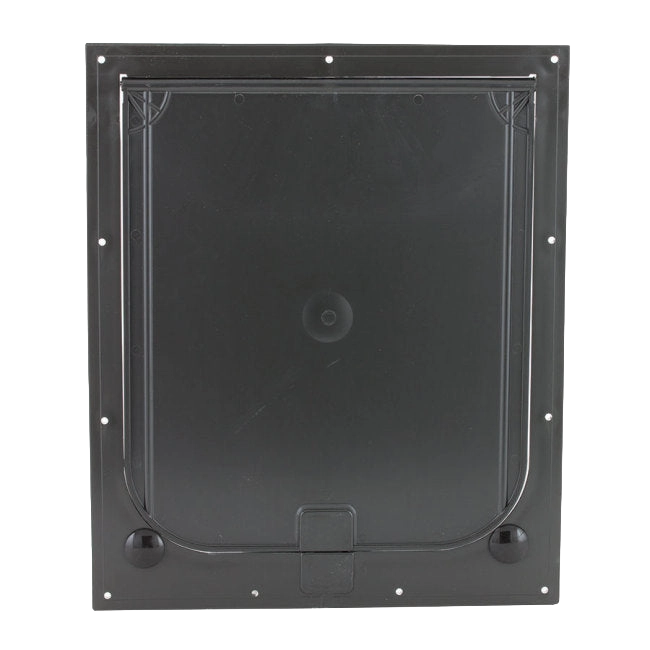 Magnador® Two-Way Pet Doors,"Black pet door flap with rectangular frame"