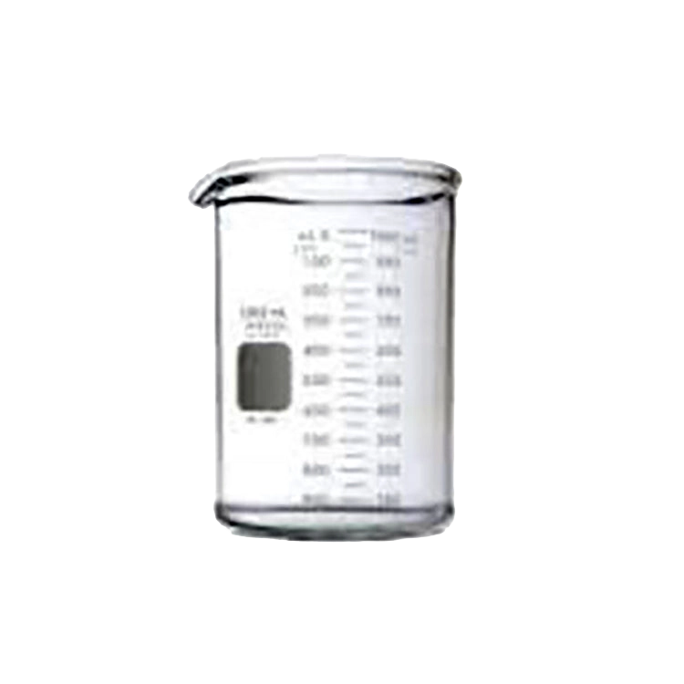 Graduated Glass Beaker,"Clear glass beaker with pour spout and measurement markings"