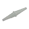 Stepped Adapter/Tubing Connector,"Clear stepped tubing connector"