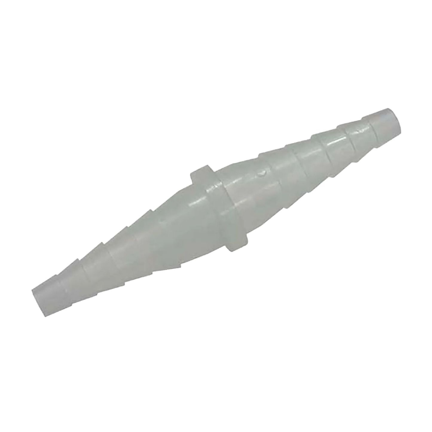 Stepped Adapter/Tubing Connector,"Clear stepped tubing connector"