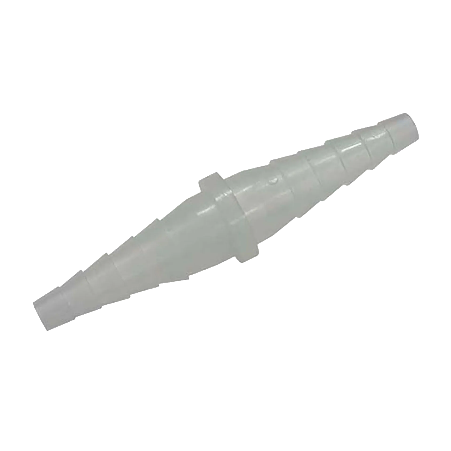 Stepped Adapter/Tubing Connector,"Clear stepped tubing connector"