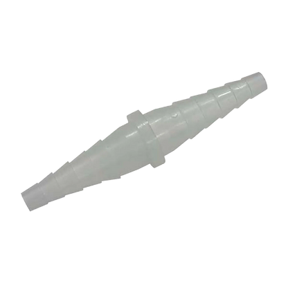 Stepped Adapter/Tubing Connector,"Clear stepped tubing connector"