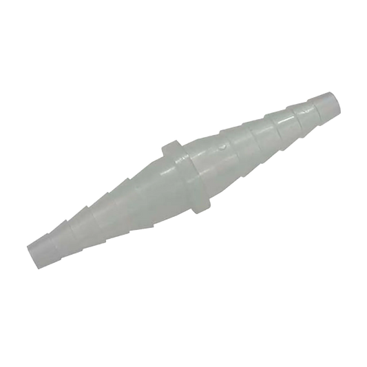 Stepped Adapter/Tubing Connector,"Clear stepped tubing connector"